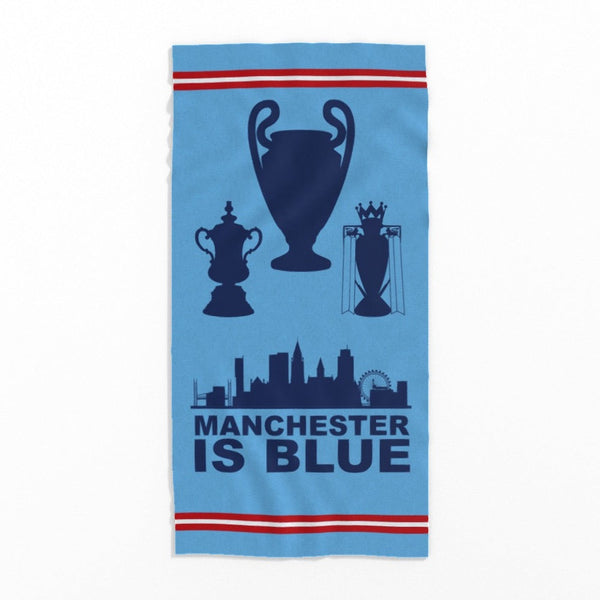 Manchester City Beach Towel - Treble Winners