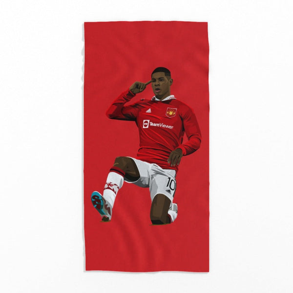 Marcus Rashford Beach Towel