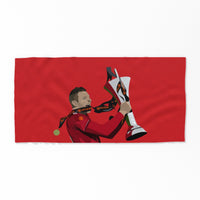 Wrexham Beach Towel - Paul Mullin