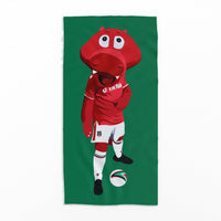 Wrex the Dragon Beach Towel