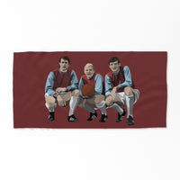 West Ham Beach Towel - Hurst, Moore & Peters