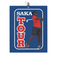 Bukayo Saka  Golf Towel - Saka on Tour