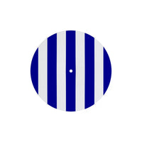 Royal Blue & White Turntable Mat