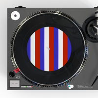 Red, White & Blue Turntable Mat