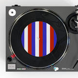 Red, White & Blue Turntable Mat