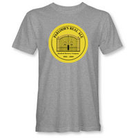 Arsenal Beer Mat T-Shirt - Legends (12 designs available) - Grey