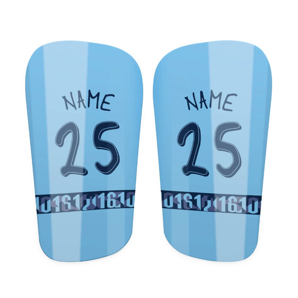 Manchester City Shin Pads - 2024/25 Oasis Home