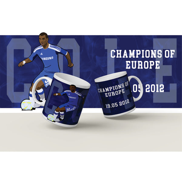 Champions of Europe Mug -  Ashley Cole