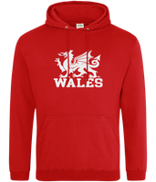 Wales Hoodie (White Dragon)