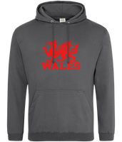 Wales Hoodie (Red Dragon)