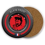 Alain Prost Ceramic Beer Mats