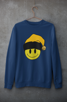 Acid Smiley Christmas Jumper - Amber & Black