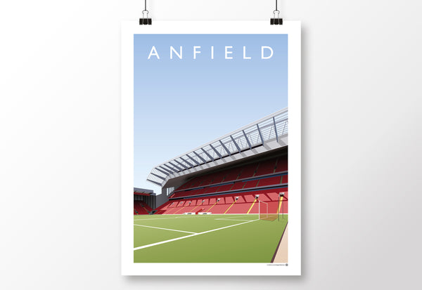 Anfield Main Stand Poster