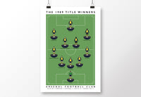 Arsenal 1989 Title Winners Poster