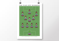 Aston Villa 2019 Play-Off Winners Poster