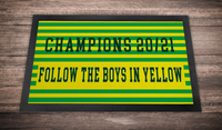 Norwich City Bar Runner - 'Follow the boys in Yellow'