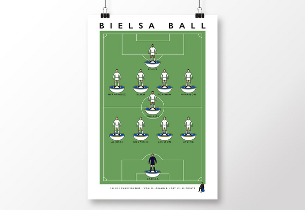 Leeds Bielsa Ball Poster