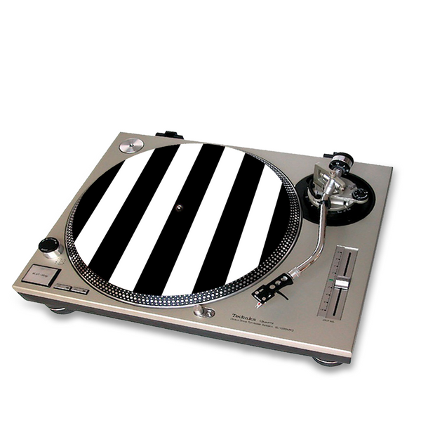 Black & White Turntable Mat