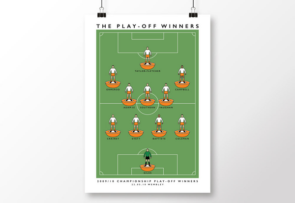 Blackpool FC - The Play-Off Winners 2010 Poster