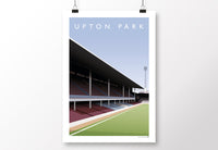 Upton Park West Stand Poster
