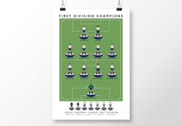 Bolton 96/97 First Division Champions Poster