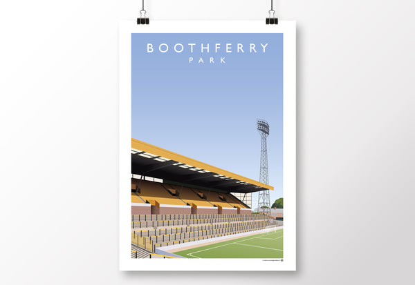 Boothferry Park - South Stand Poster