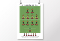 Bradford City - The Bantams 98/99 Poster