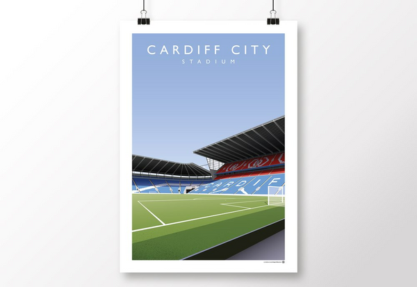 Cardiff City Stadium Poster