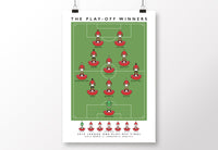 Charlton 2019 Play-Off Winners Poster