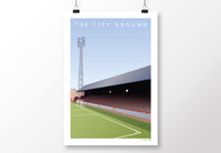 City Ground - Old Trent End Poster