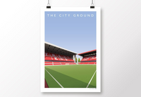 City Ground - Trent End Poster