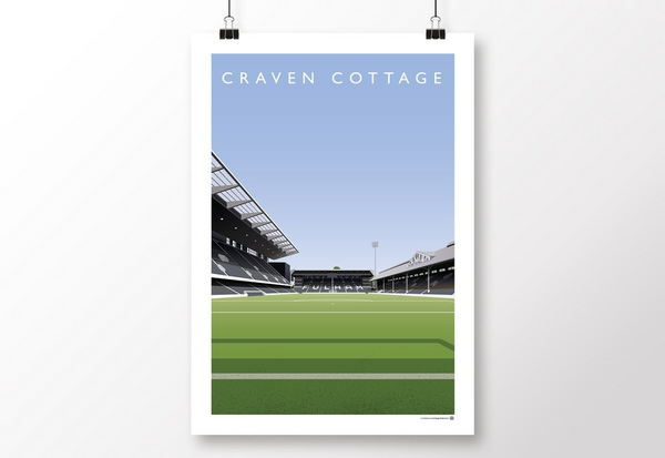 Craven Cottage - View  Towards The Hammersmith End Poster