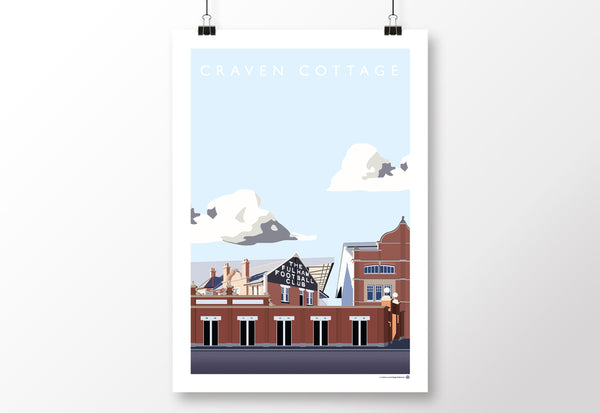 Craven Cottage Poster