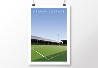 Craven Cottage Johnny Haynes Stand Poster