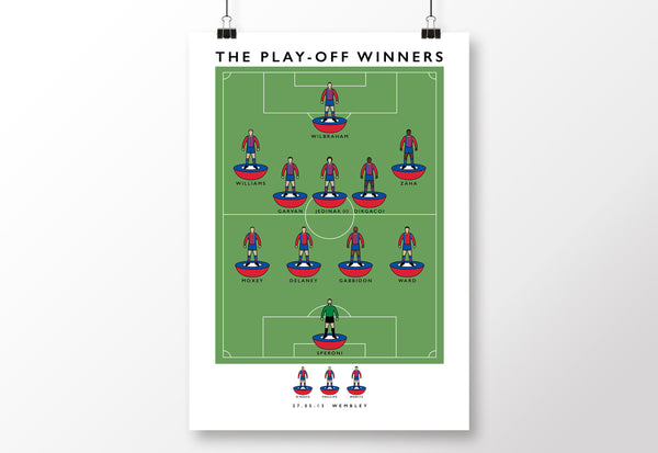 Crystal Palace 2013 Play-Off Winners Poster