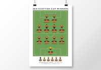 Dundee United 2010 Scottish Cup Poster