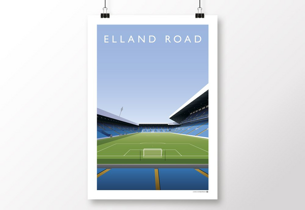 Elland Road From The Norman Hunter South Stand Poster