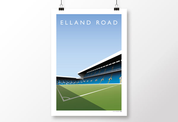 Elland Road Revie/East Stand Poster