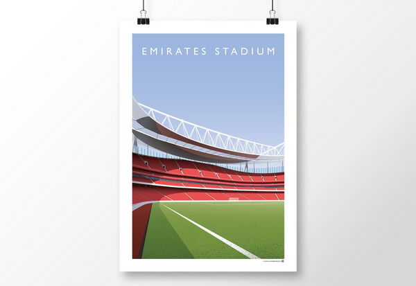 Emirates Stadium Poster - North Bank