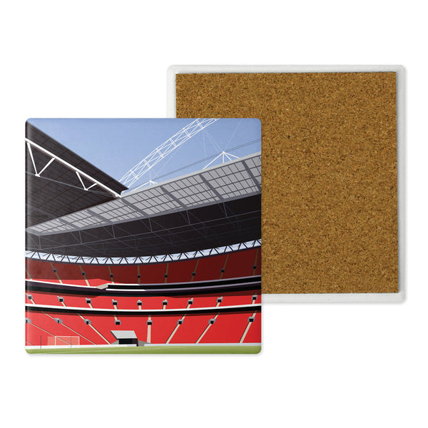 England Ceramic Coaster - Wembley Stadium