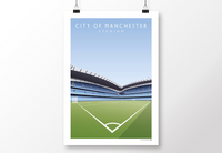City of Manchester Stadium Poster
