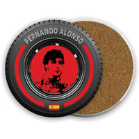 Fernando Alonso Ceramic Beer Mats