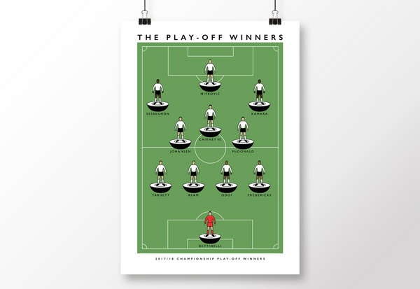 Fulham - The Play-Off Winners 17/18 Poster