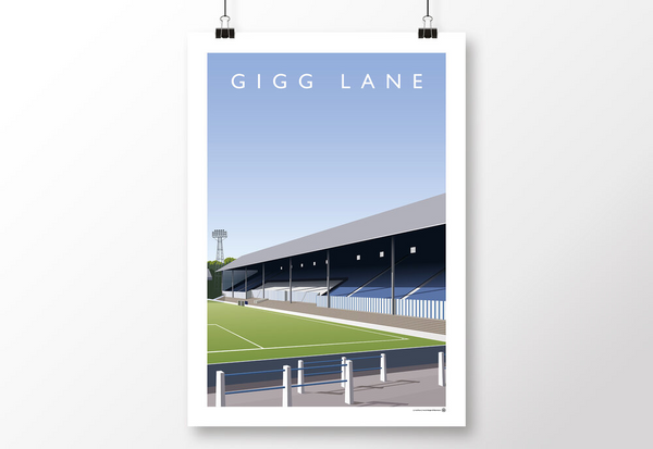 Gigg Lane - North Stand Poster