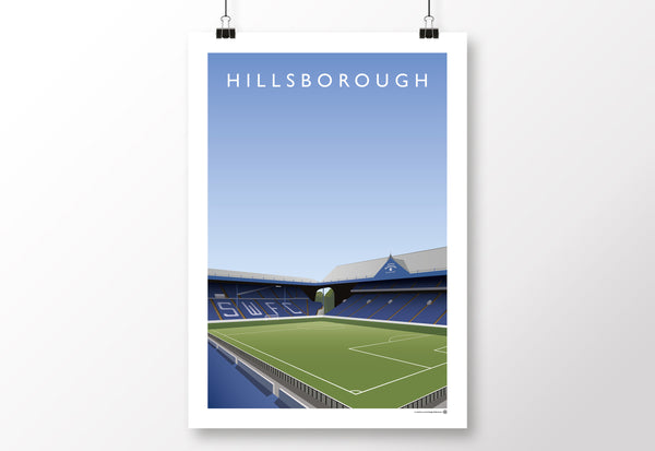 Hillsborough - Kop/South Stand Poster