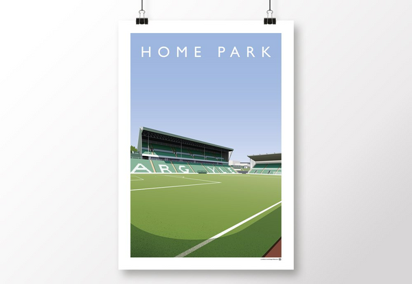 Home Park - Grandstand Poster