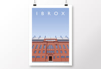 Ibrox Main Stand Entrance Poster