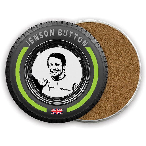 Jenson Button Ceramic Beer Mat