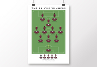 Leicester City - 2021 FA Cup Winners Poster