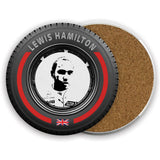 Lewis Hamilton Ceramic Beer Mats